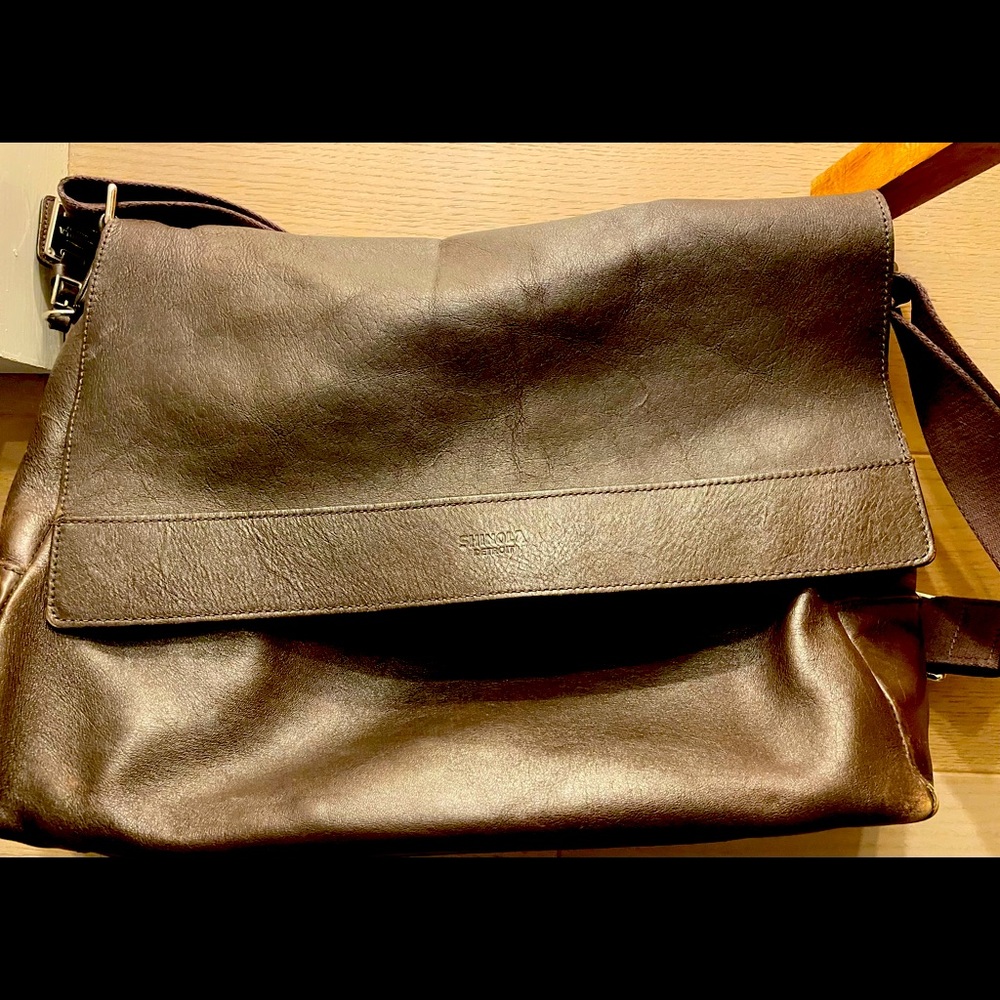 Shinola Unisex Crossbody Messenger